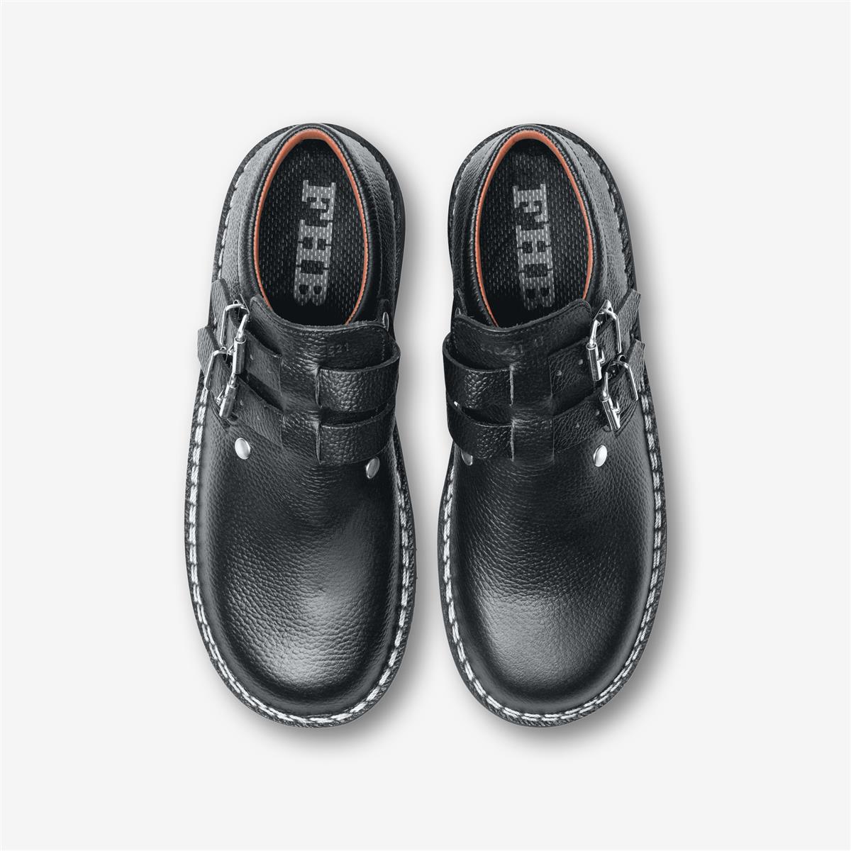 FHB Halbschuh Willi, schwarz 48